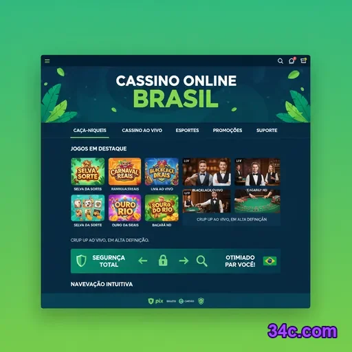 Celular com login seguro na plataforma 34c.com